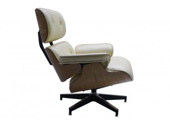 Кресло EAMES LOUNGE CHAIR бежевый в Кургане