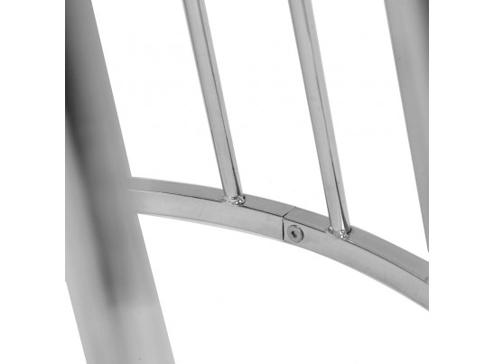 Стол Liverpool 110см орех, хромированные ножки в Кургане