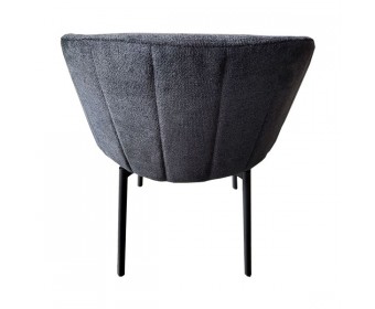 Стул Tess серый шенилл на поворотном механизме