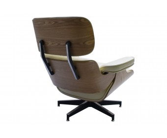 Кресло EAMES LOUNGE CHAIR бежевый