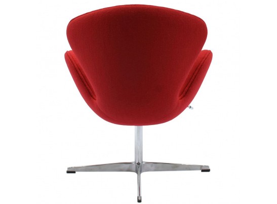 Кресло SWAN CHAIR красный кашемир в Кургане