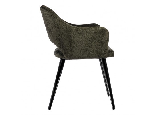 Стул Bruno зелёный шенилл в Кургане