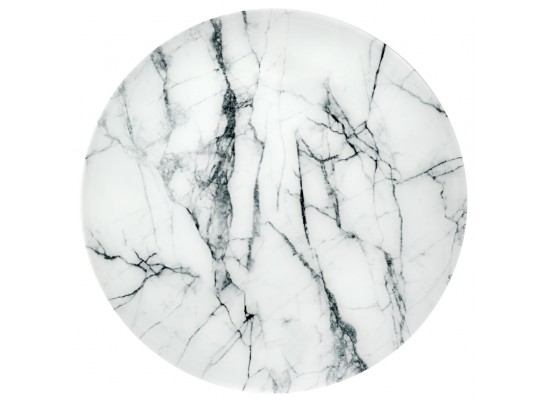 Набор кофейных столиков Tango белый мрамор с белыми ножками в Кургане