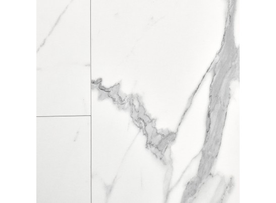 Стол Rudolf круглый раскладной 90-120x90x75см, белый мрамор, белый в Кургане