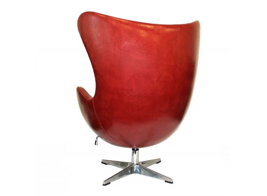 Кресло EGG CHAIR красный глянец в Кургане