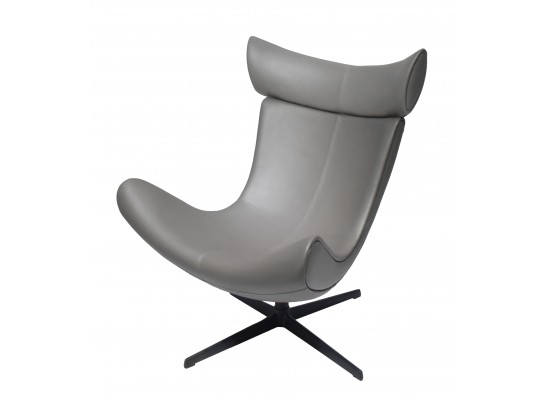 Кресло TORO серый, экокожа в Кургане