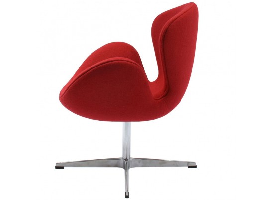 Кресло SWAN CHAIR красный кашемир в Кургане