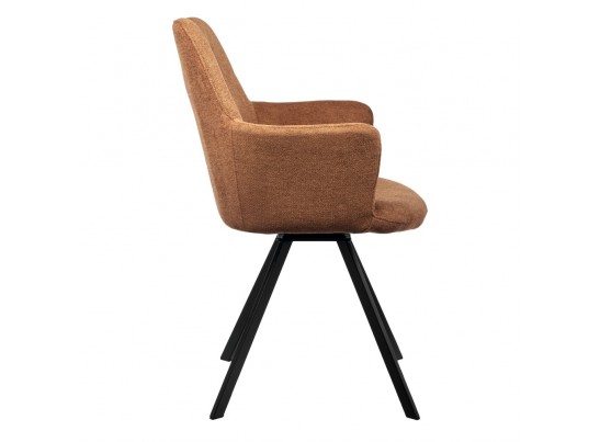 Комплект из 2-х стульев Grant терракотовый шенилл на поворотном механизме в Кургане