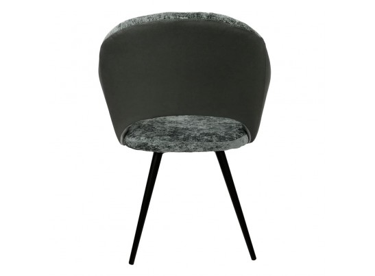 Стул Bruno зелёный шенилл с экокожей с поворотным механизмом в Кургане