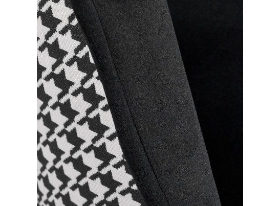 Стул Leo чёрный с жаккардом в Кургане