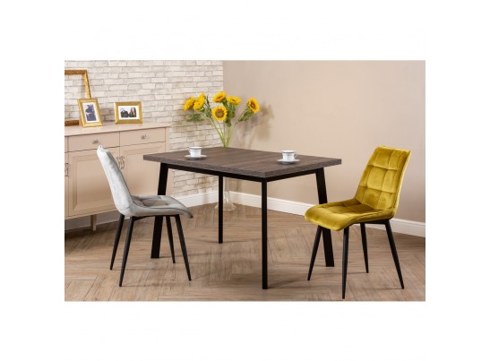 Стол Next раскладной 120-160x100x76,5см, Венге винтаж, чёрный в Кургане