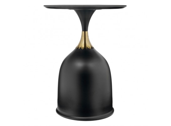 Кофейный столик Stupa диам.40см x 54см, чёрный, металл в Кургане