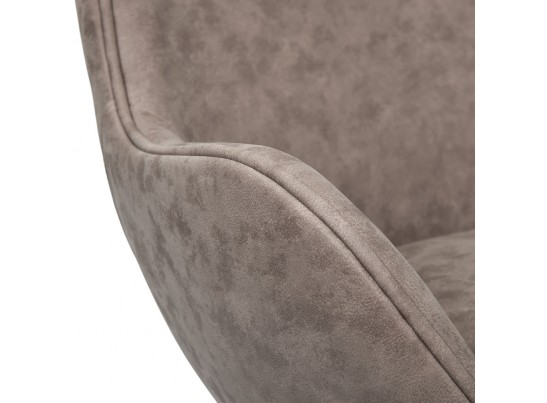 Кресло EGG CHAIR бледно-коричневый матовый с эффектом состаренная кожа в Кургане