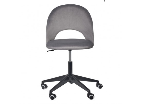 Стул Leo вращающийся на колесиках темно-серый в Кургане