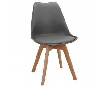 Стул Eames Bon серый