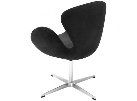 Кресло SWAN CHAIR графит, искусственная замша в Кургане