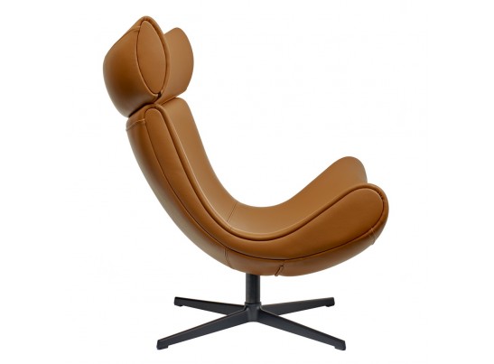 Кресло IMOLA оранжевый, натуральная кожа в Кургане