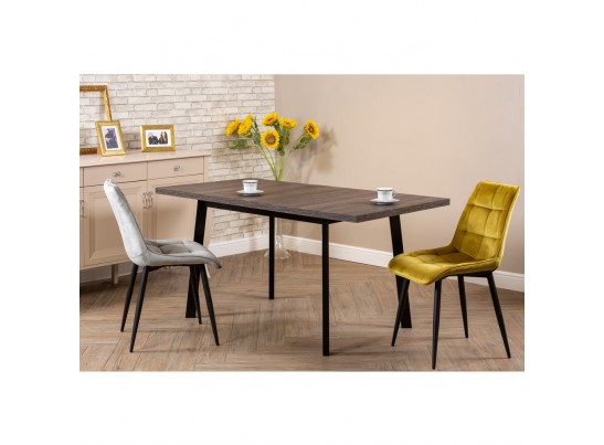 Стол Next раскладной 120-160x100x76,5см, Венге винтаж, чёрный в Кургане