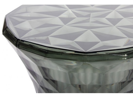 Стул-пуф Stone прозрачный серый в Кургане