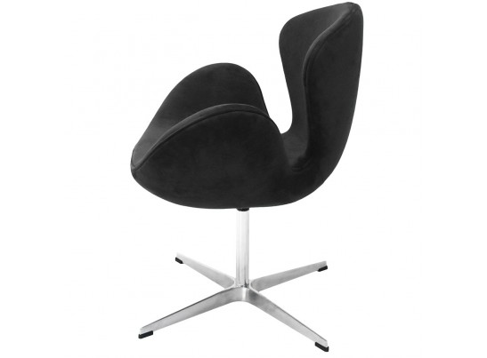 Кресло SWAN CHAIR графит, искусственная замша в Кургане