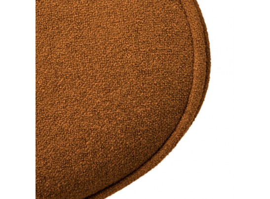 Стул полубарный Lucas 3 терракотовый букле с ножками цвета орех в Кургане