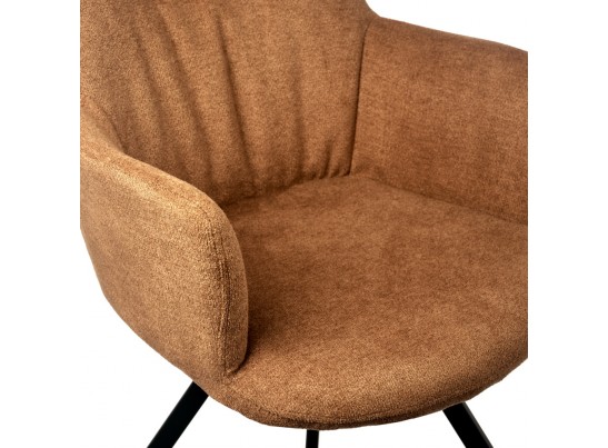 Стул Grant терракотовый шенил на поворотном механизме в Кургане