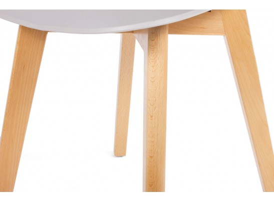 Стул Gracia серый c деревянными ножками в Кургане