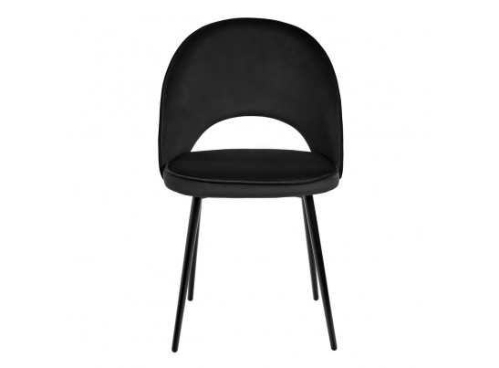 Стул Leo чёрный с жаккардом в Кургане