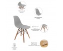 Стул Eames серый в Кургане