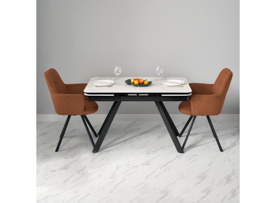 Стул Grant терракотовый шенил на поворотном механизме в Кургане