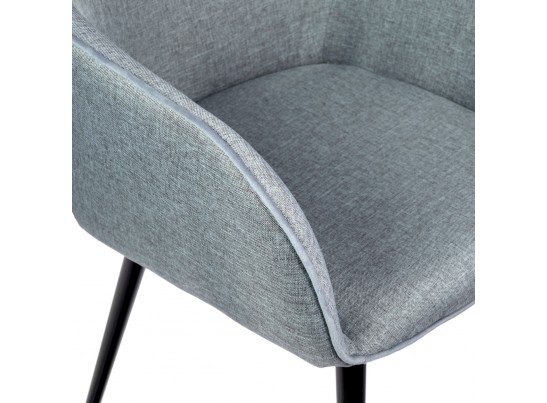 Стул Frida серо-синяя рогожка в Кургане