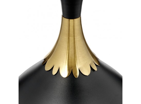 Кофейный столик Stupa диам.40см x 54см, чёрный, металл в Кургане