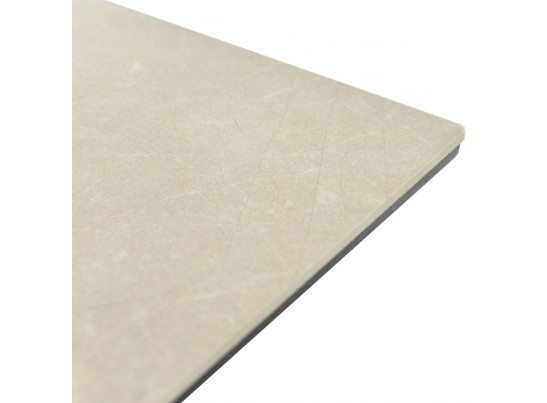 Стол Adam раскладной 140-190x90x75см, керамогранит бежевый, чёрный в Кургане