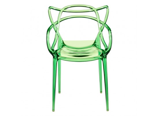 Комплект из 2-х стульев Masters прозрачный зелёный в Кургане