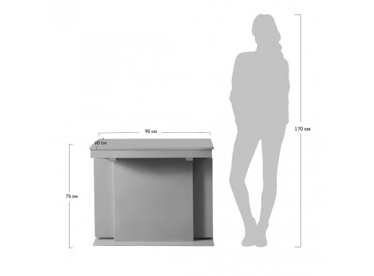 Стол раздвижной LUNGO белый в Кургане