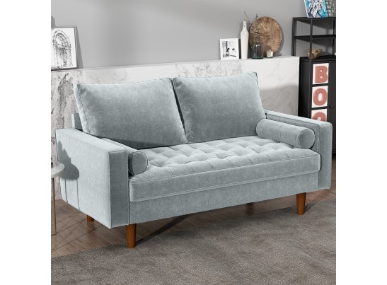 Диван Scott двухместный серо-голубой в Кургане