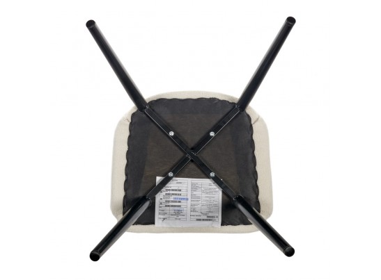 Стул Bruno белый, искусственный мех в Кургане