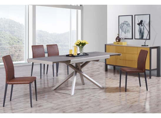 Стол раздвижной MELANIA серый в Кургане