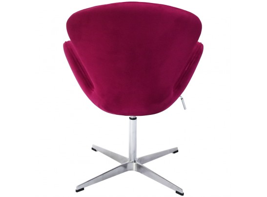 Кресло SWAN CHAIR винный, искусственная замша в Кургане