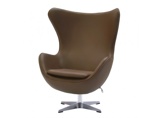Кресло EGG CHAIR коричневый в Кургане