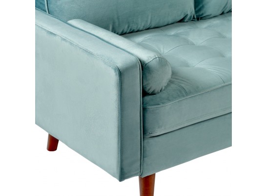 Диван Scott двухместный серо-голубой в Кургане