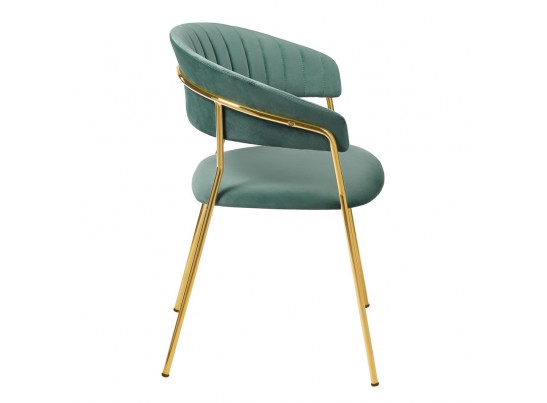 Стул Turin мятный с золотыми ножками в Кургане