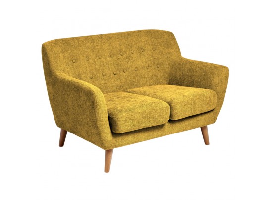 Диван Picasso двухместный горчичный, шенилл в Кургане