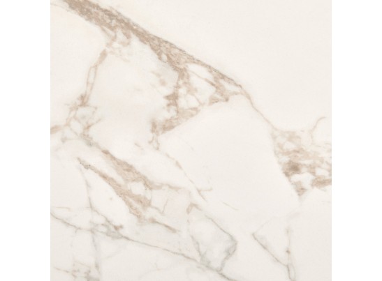 Стол Vito раскладной 120-184x80x75см, керамогранит белый мрамор, белый в Кургане