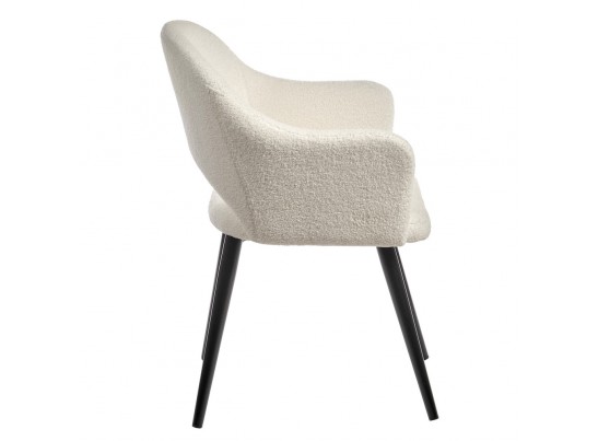 Стул Bruno белый, искусственный мех в Кургане