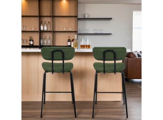 Стул полубарный Ant букле зеленый в Кургане