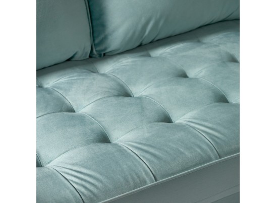 Диван Scott двухместный серо-голубой в Кургане