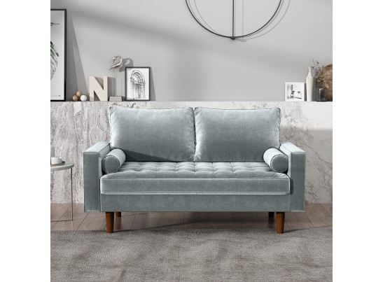 Диван Scott двухместный серо-голубой в Кургане