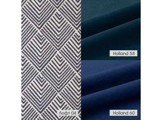 Стул полубарный Dave в комбинаторе с жаккардом, цвет под заказ, с поворотным механизмом в Кургане