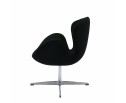 Кресло SWAN CHAIR чёрный кашемир в Кургане